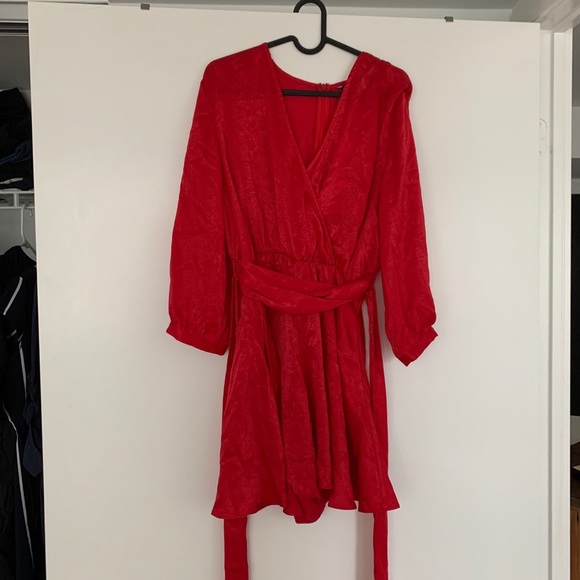 RED ROMPER BUNDLE - Red Romper & Red Jumpsuit - Picture 6 of 8